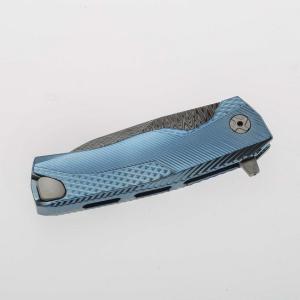 Lionsteel ROK Damascus Blue zsebkés