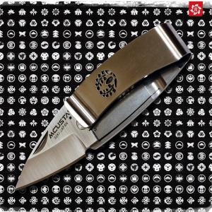 Mcusta Kamon Fuji "hegy" pénzcsipesz zsebkéskés