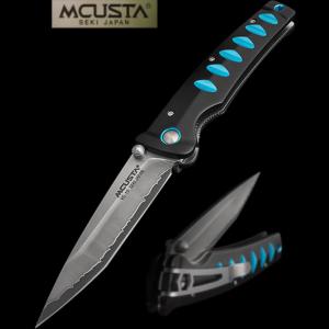 Mcusta Katana Black/Blue zsebkés
