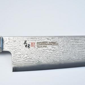 Mcusta Zanmai Hybrid Damaszk Splash Santoku szakácskés 18cm