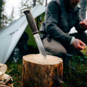 Morakniv Garberg Grand (S) bushcraft kés bőr tokkal