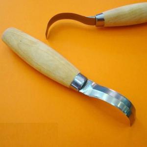 Morakniv Wood Carving 163 Double Edge fafaragó kés, bőr tokkal, 13387