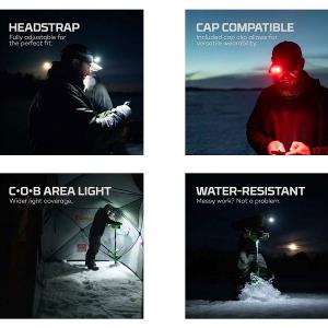 NEBO MYCRO 500+ HEADLAMP & CAP Black Line (USB C) 500Lumen LED