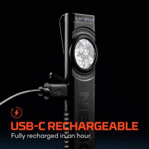 NEBO SLIM MINI UV 2-IN-1 Ricaricabile 150 Lumens