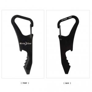 Nite Ize Doohickey Clipkey karabiner, multiszerszám fekete