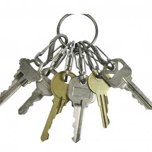 Nite Ize S-Biner 6 db karabiner kulcskarikán, ezüst színű