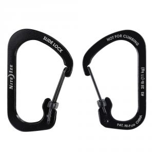 Nite Ize Slidelock #3 karabiner, fekete