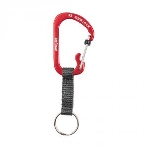 Nite Ize Slidelock reteszelhető alumínium kulcstartó, piros