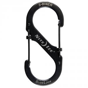 Nite Ize Slidelock S-Biner #4 karabiner, fekete