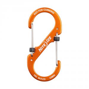 Nite Ize Slidelock S-Biner #4 karabiner, narancs