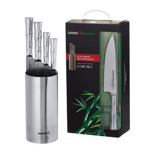 Samura BAMBOO KNIFE BLOCK + SET (4db)