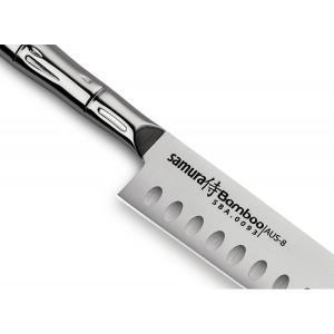 Samura BAMBOO SANTOKU  (Hollow ground) CM.13,7