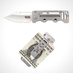 SOG CashCard Moss pénzcsipesz zsebkés