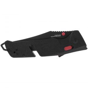 SOG Trident AT - Black + Red - Tanto zsebkés