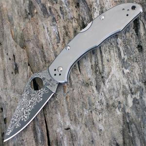 Spyderco Delica 4 Damascus zsebkés