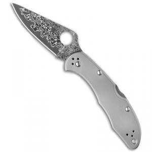 Spyderco Delica 4 Damascus zsebkés