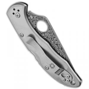 Spyderco Delica 4 Damascus zsebkés