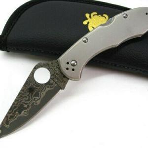 Spyderco Delica 4 Damascus zsebkés