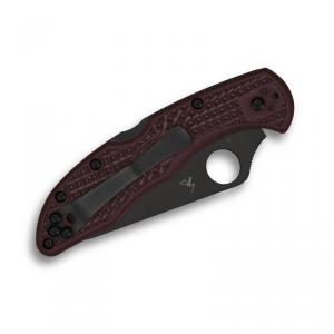 Spyderco Delica 4 Lightweight Micro-Melt PD#1 Black Blade Sprint Run