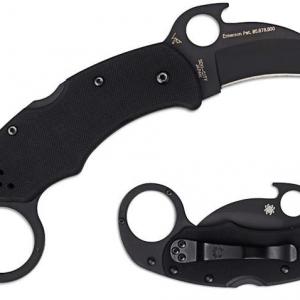 Spyderco Karahawk Black karambit zsebkés