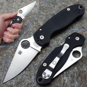 Spyderco Para 3 G10 Black zsebkés