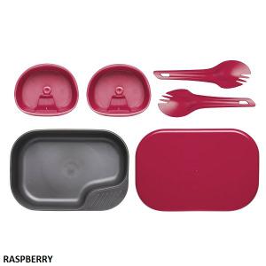 Wildo Camp-A-Box Duo Light Green étkészlet 3 féle színbe