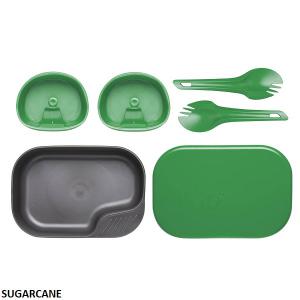 Wildo Camp-A-Box Duo Light Green étkészlet 3 féle színbe