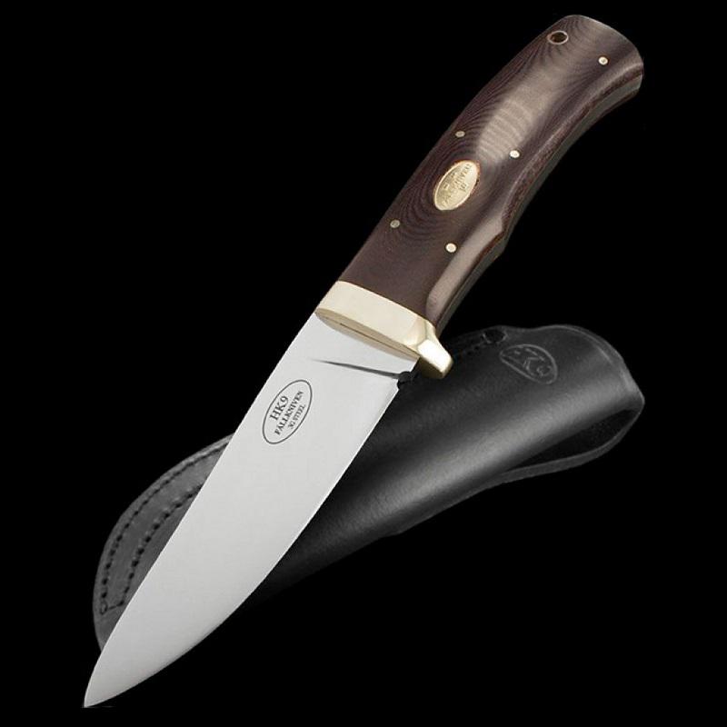 Fallkniven HK9L vadászkés, bőr tokkal