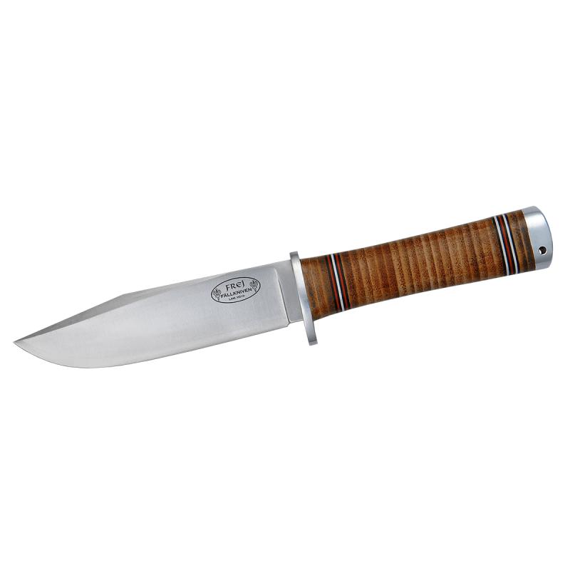 Fallkniven NL4L Frey outdoor kés, bőr tokkal
