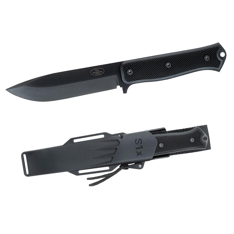Fallkniven S1XB Black– Tungsten Carbide bushcraft kés, Zytel tokkal