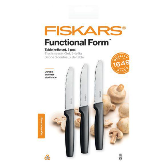Fiskars Functional Form NEW recés asztali késkészlet 3db késsel