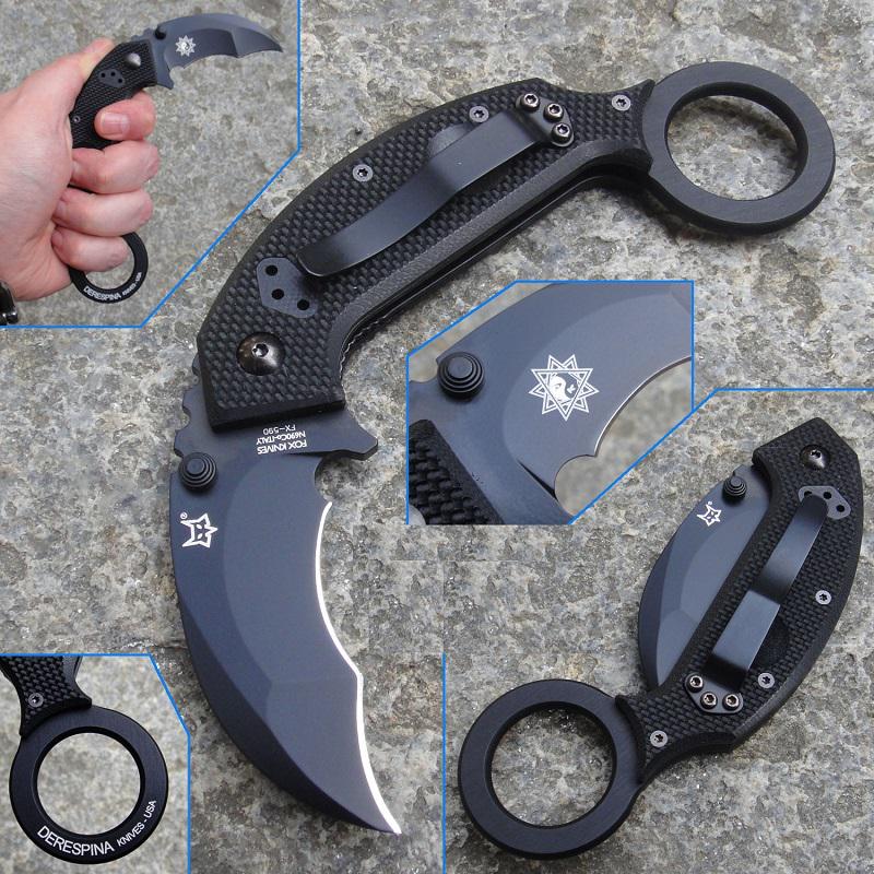 Fox FKMD Derespina karambit zsebkés