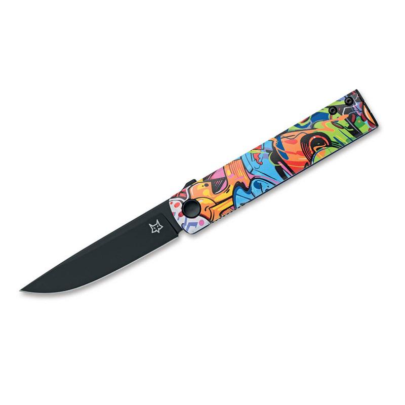Fox Knives Chnops UV Becut Aluminum Graffiti