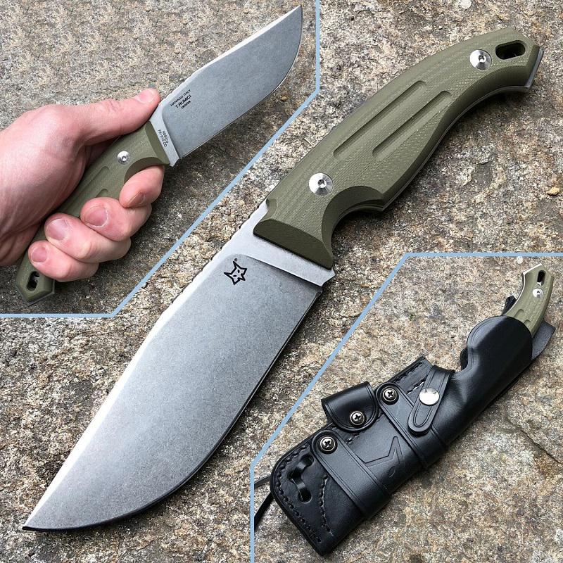 Fox Octopus Vulgaris OD Green G10 outdoor kés