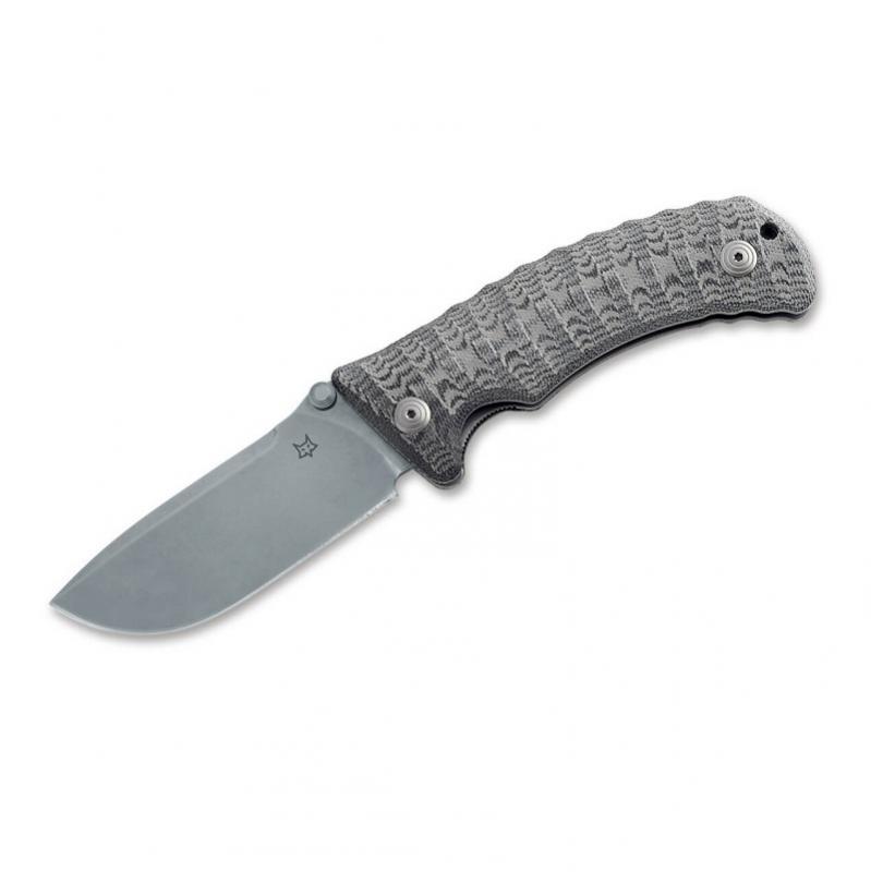 Fox Pro Hunter Black Yute Micarta vadászkés zsebkés