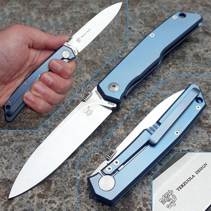 Fox Terzuola Blue titán zsebkés