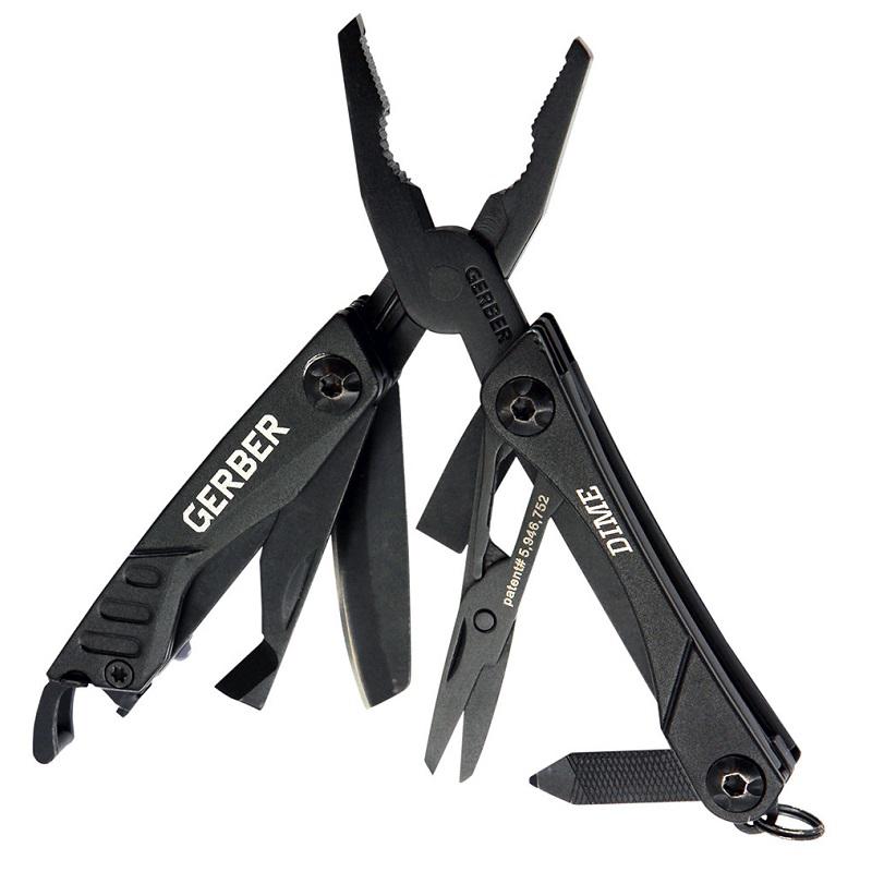 Gerber Dime kulcstartóra rögzíthető multiszerszám, fekete