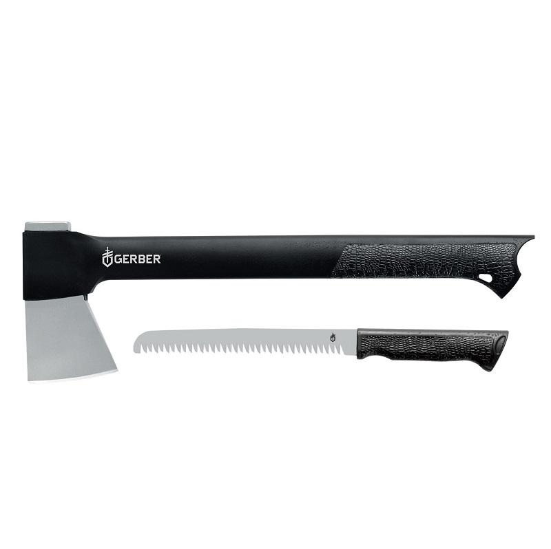 Gerber Gator Combo II fejsze, a nyélben rögzíthető fűrésszel