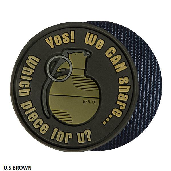 Helikon-Tex "WE CAN SHARE" Grenade - U.S. Brown patch