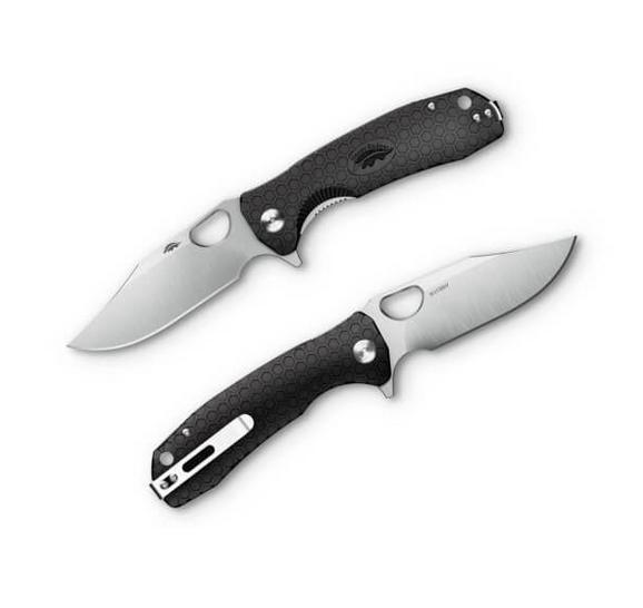 Honey Badger Clippoint Large Black zsebkés