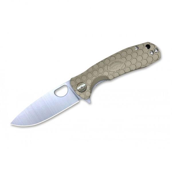 Honey Badger Flipper D2 zsebkés, Large Tan