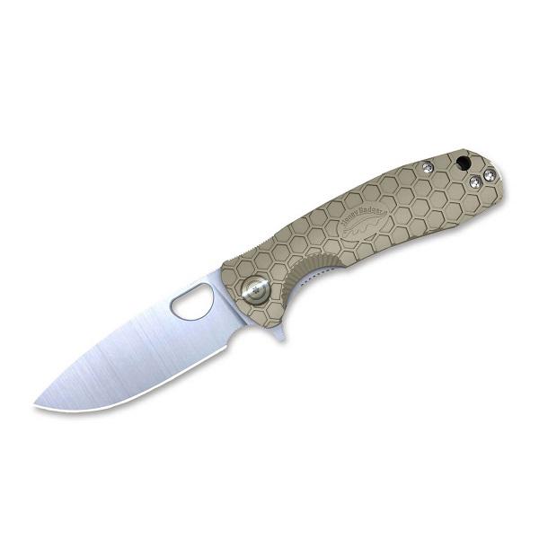 Honey Badger Flipper zsebkés, Large Tan