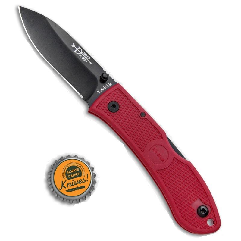 Ka-Bar Dozier Folding Hunter Red zsebkés