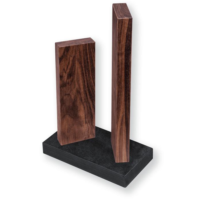 Kai késtartó blokk diófa / gránit talppal