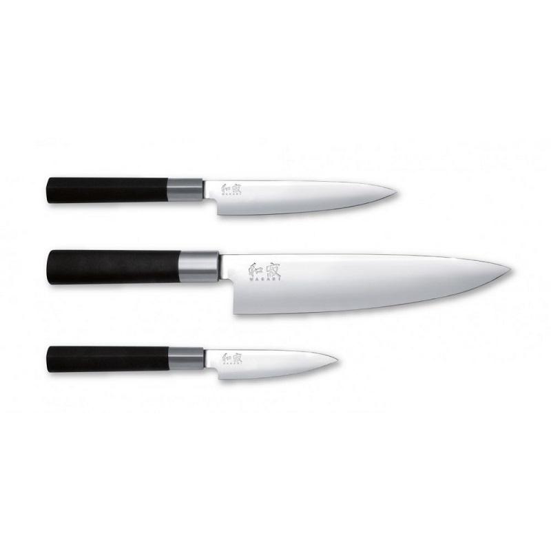 Kai Wasabi Black késkészlet 3 darabos