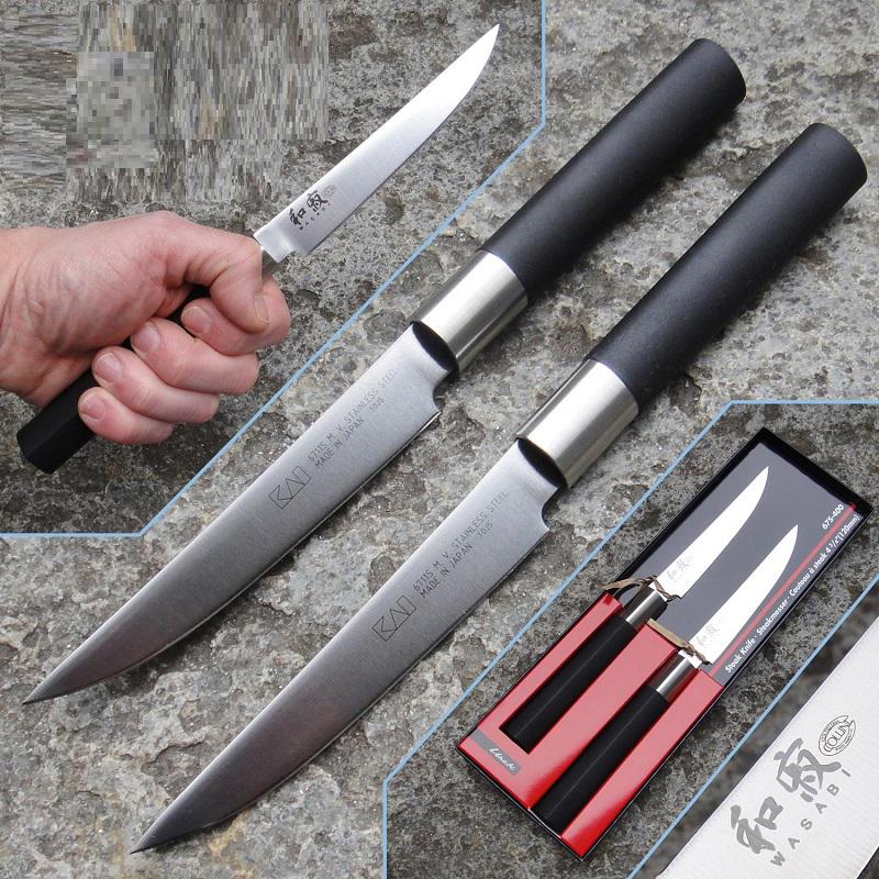 Kai Wasabi Black Steak kés szett 2 darabos