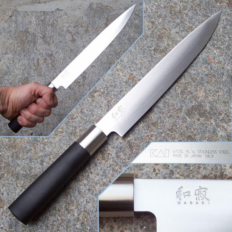 Kai Wasabi Black szeletelő konyhakés 23 cm