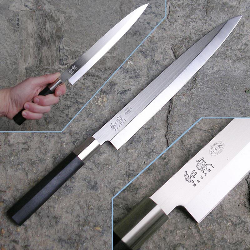 Kai Wasabi Black Yanagiba halszeletelő konyhakés 24 cm