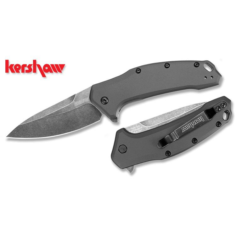 Kershaw Link Gray Alu Blackwash zsebkés