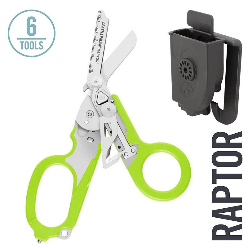 Leatherman RAPTOR RESCUE Életmentő olló multiszerszám Green